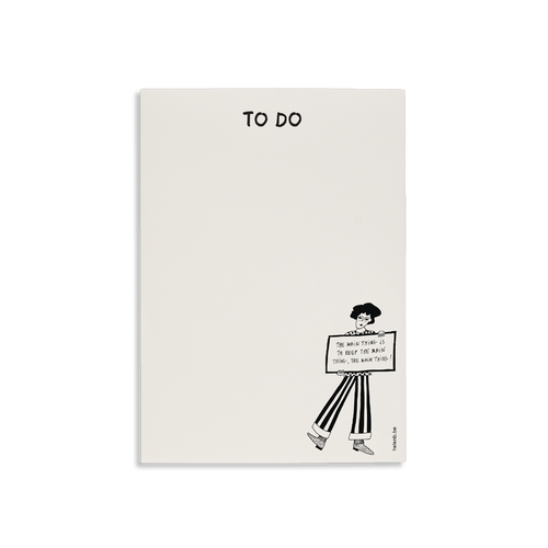 the main thing notepad