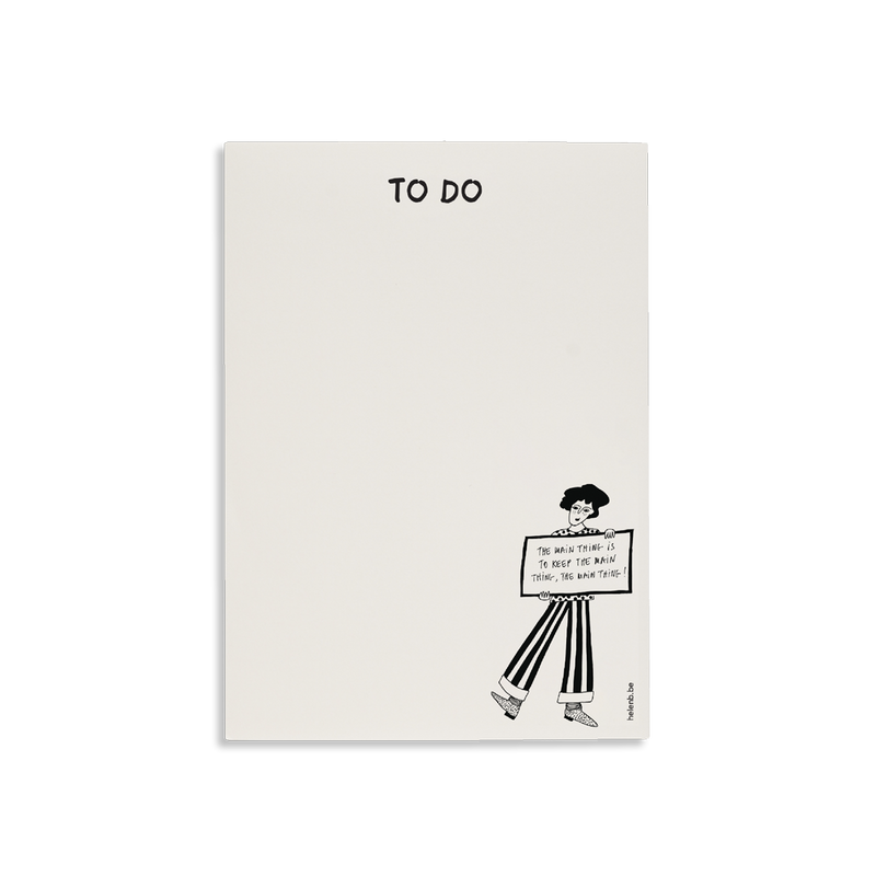 the main thing notepad