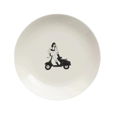 bord vespa girl