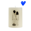 kaars naked couple back