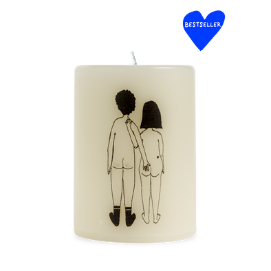kaars naked couple back