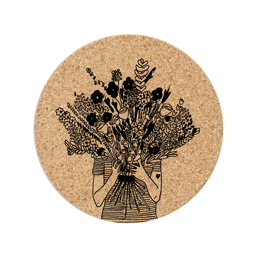 onderzetter xl flower girl