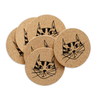 onderzetter kitty (set van 6)