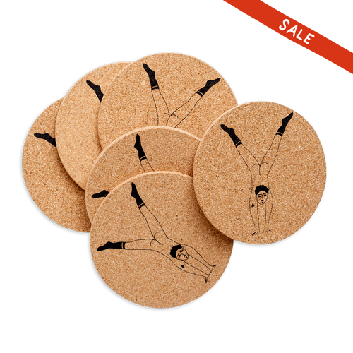 onderzetter kurk Y (set van 6)