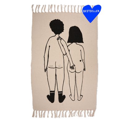 carpet naked couple back