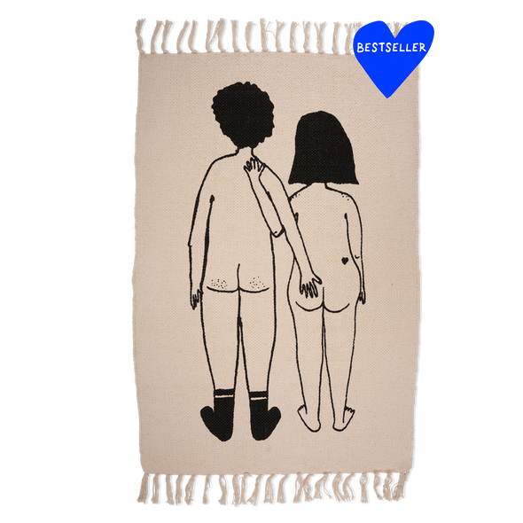 carpet naked couple back