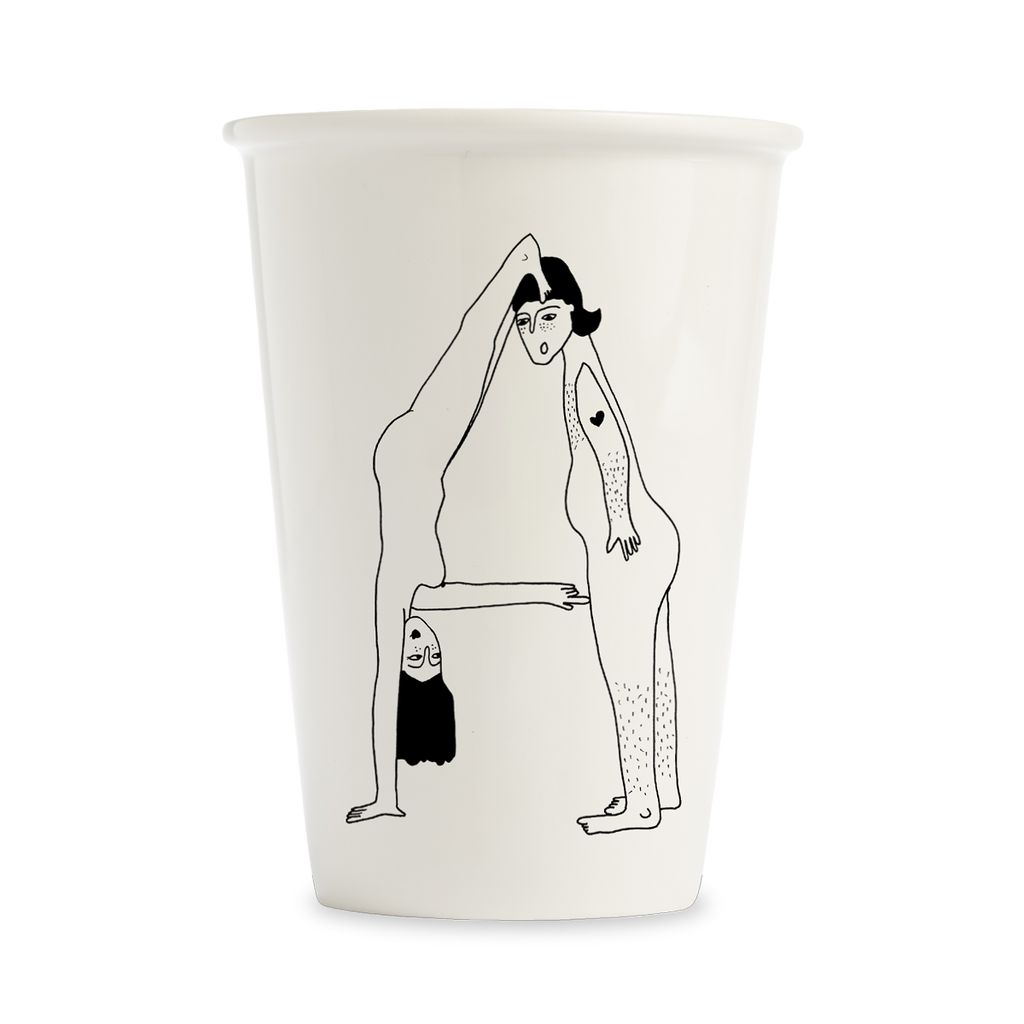 XL beker A nude