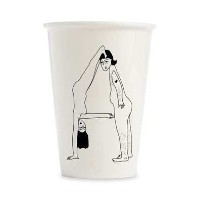 XL beker A nude