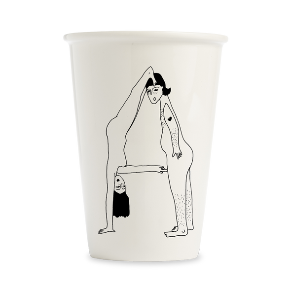XL beker A nude