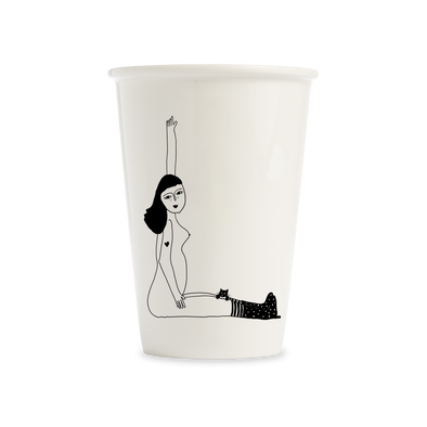 XL beker L nude