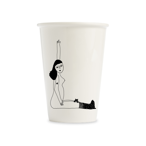 XL beker L nude