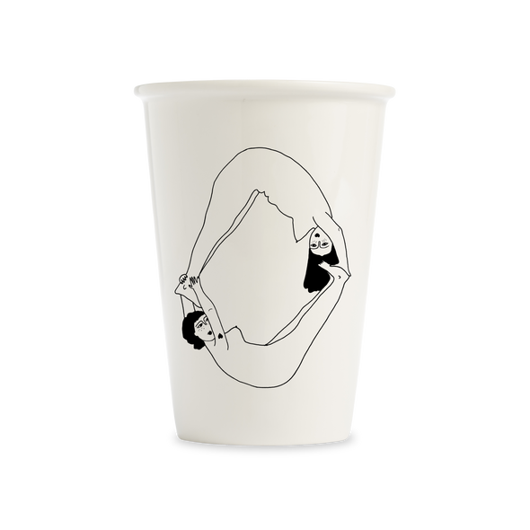 XL beker O nude