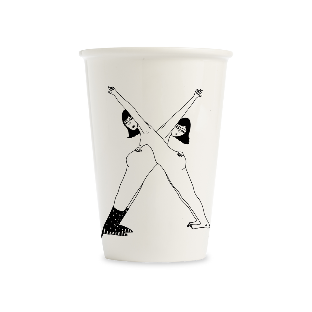 XL beker X nude