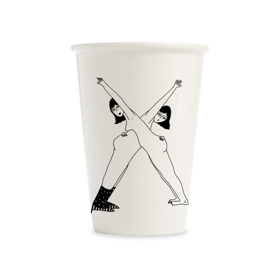 XL beker X nude