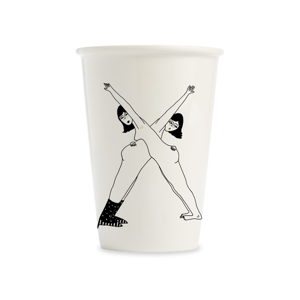 XL beker X nude