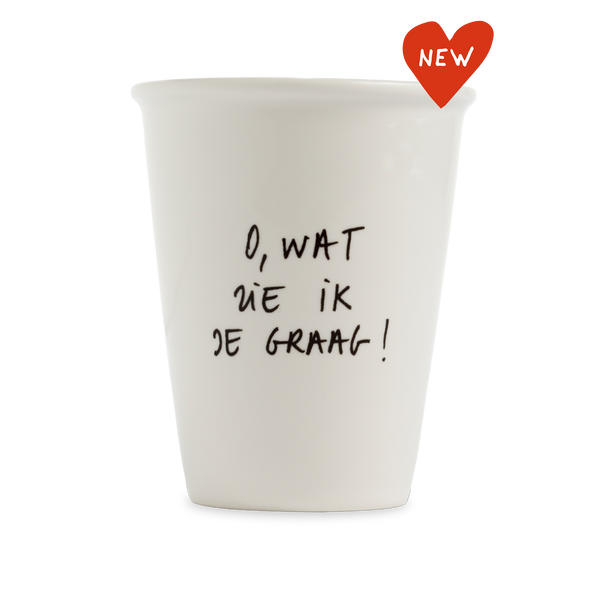 beker o, wat zie ik je graag!