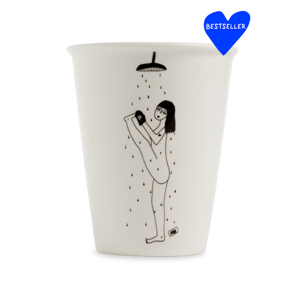 beker yoga in the shower
