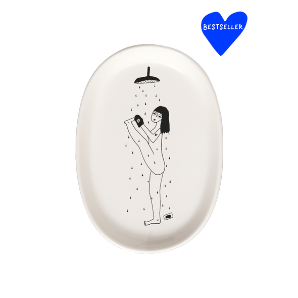 schaaltje yoga in the shower