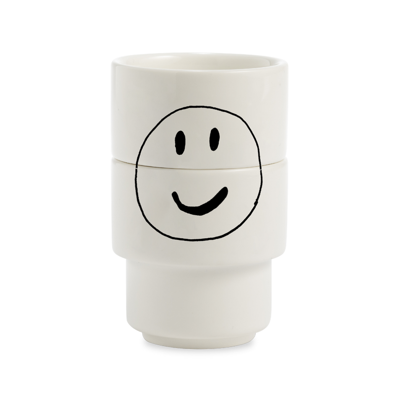 egg cup smiley (set of 2)