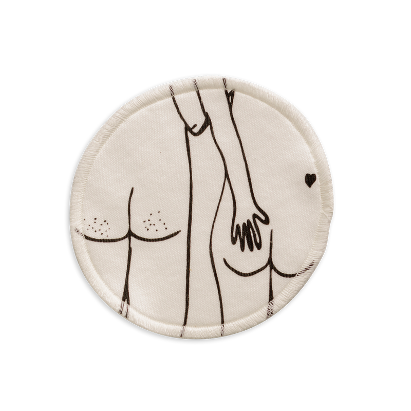 face pads naked couple back detail (set*7)