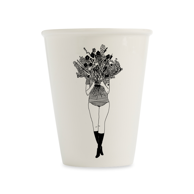 cup flower girl
