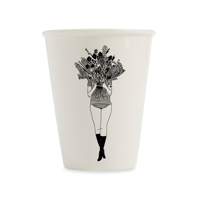 cup flower girl