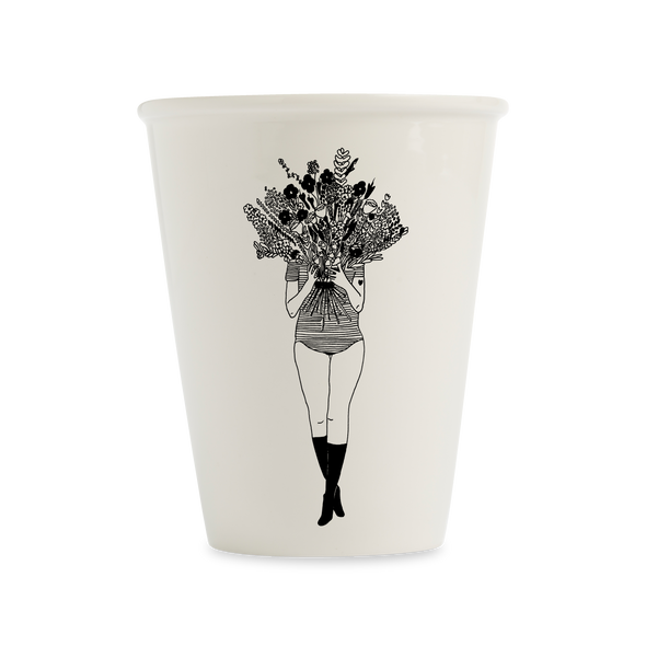 cup flower girl