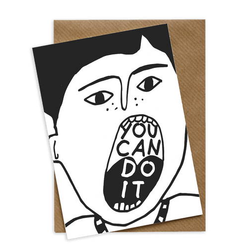 wenskaart you can do it don't forget