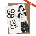 greeting card good luck yes you can