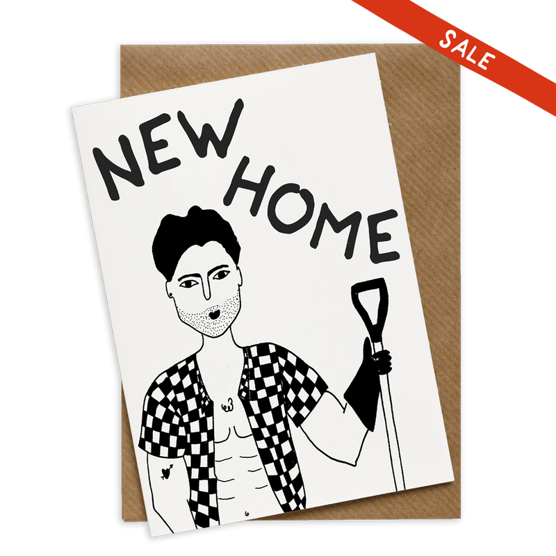 wenskaart new home gardenman