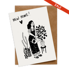 carte de voeux nouvelle maison plant lover