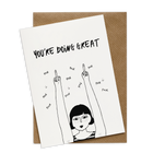 wenskaart you're doing great - fuck fuck fuck