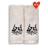 gastendoek set cat (set*2)