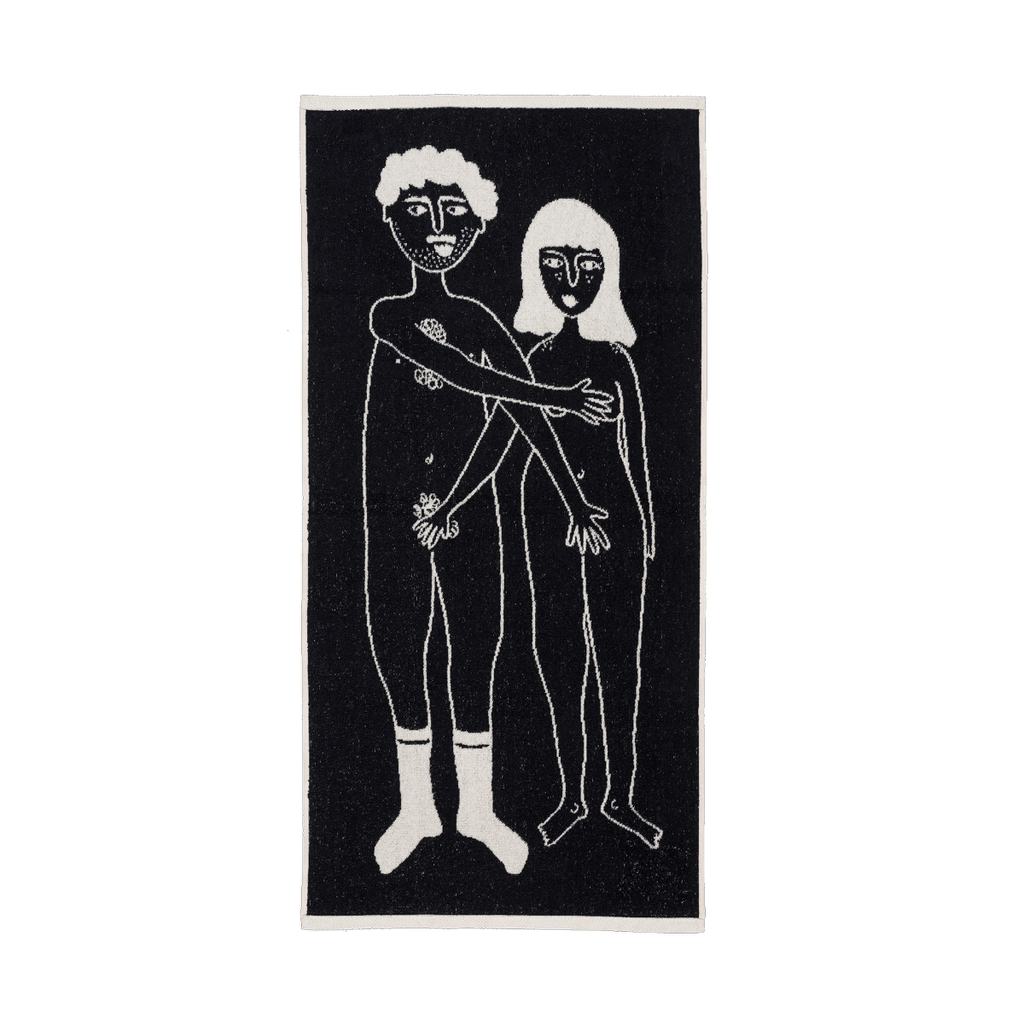 handdoek naked couple