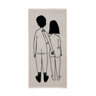 handdoek naked couple back