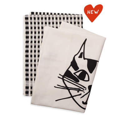 set keukenhanddoeken kitty