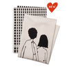 set keukenhanddoeken naked couple back