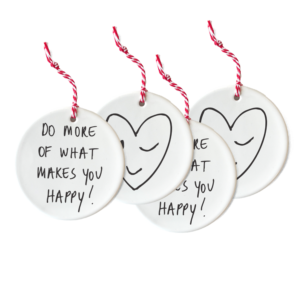 set van 4 hangers do more of what makes you happy