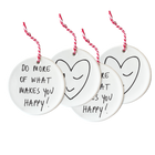 set van 4 hangers do more of what makes you happy