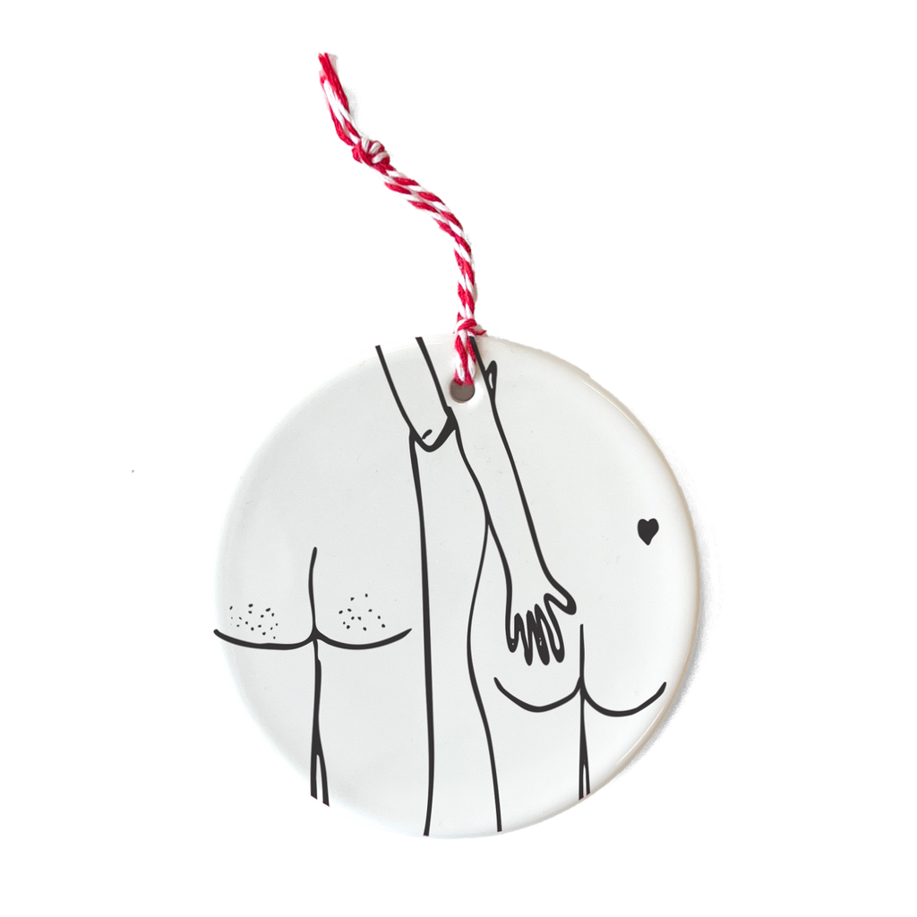 hanger naked couple back