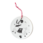 ornament naughty rudolph