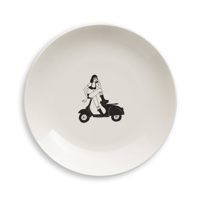 bord vespa girl