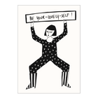 postkaart be your lovely self