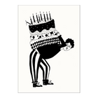 postkaart birthday cake