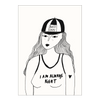 postkaart boss lady