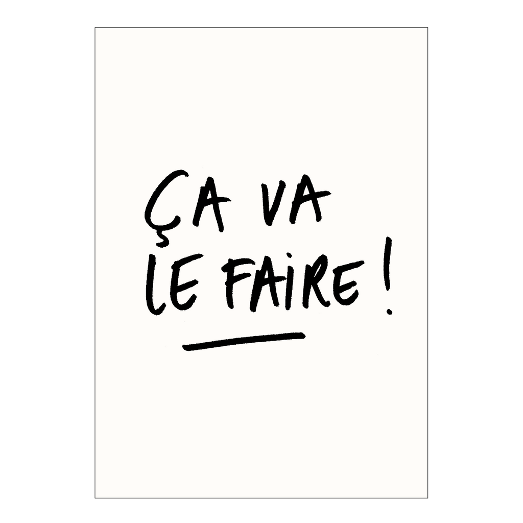 postkaart ca va le faire