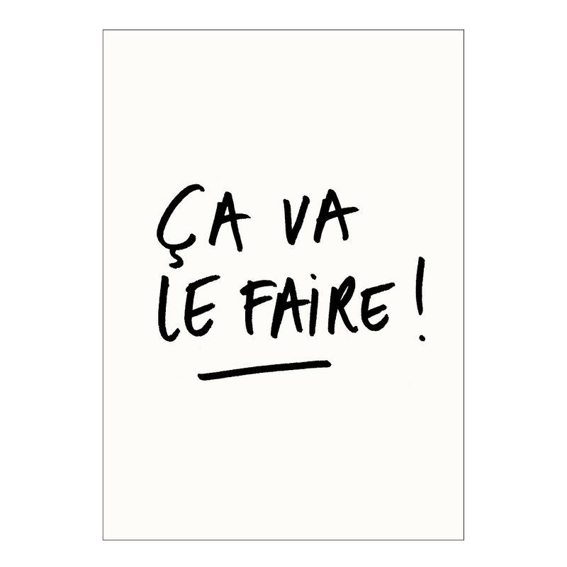 postkaart ca va le faire