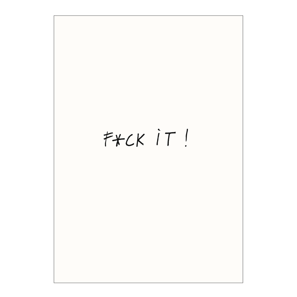 postkaart f*ck it