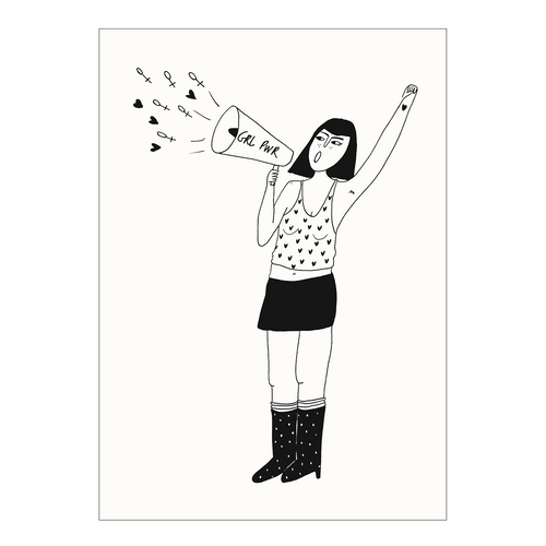 postkaart power to all women 2024