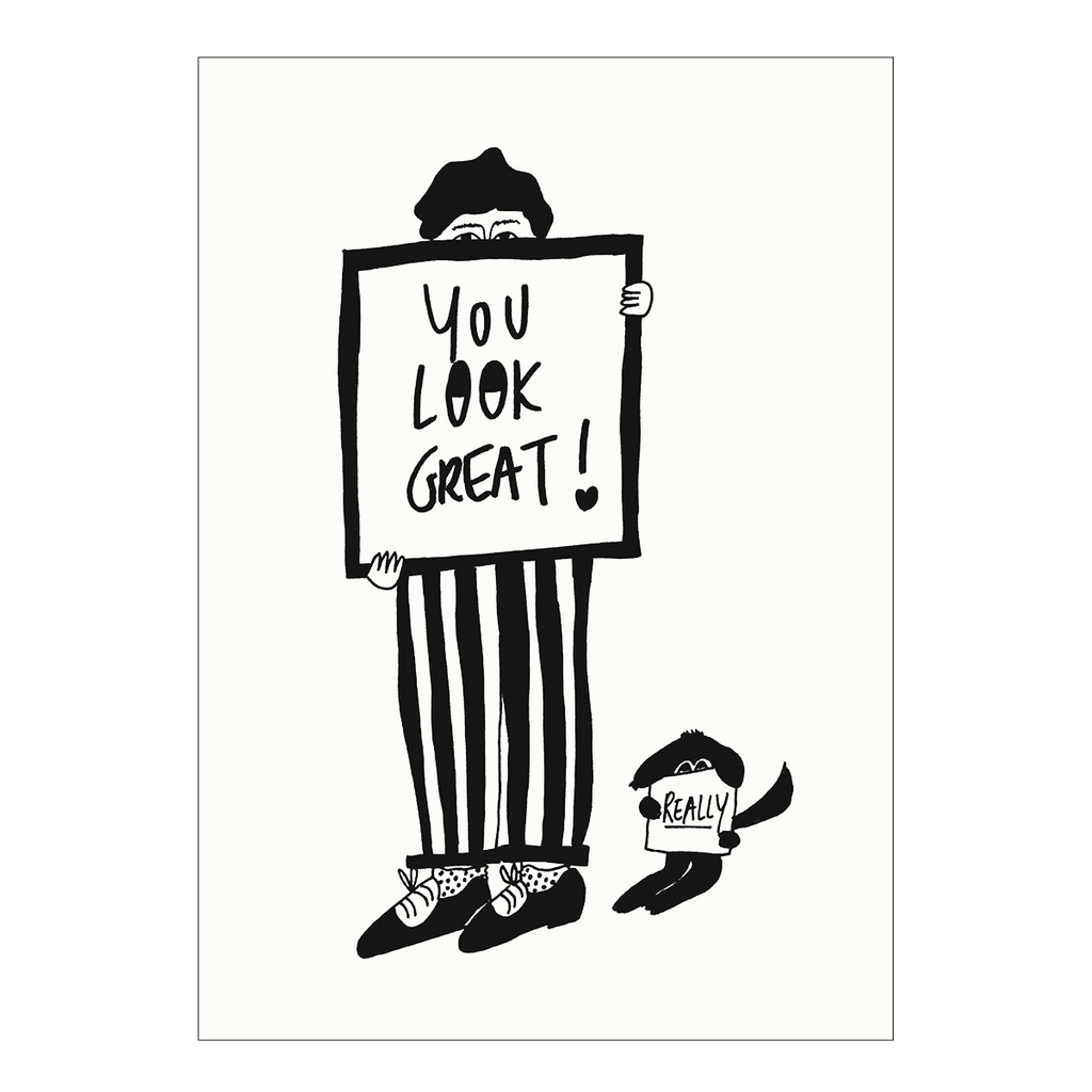 postkaart you look great team